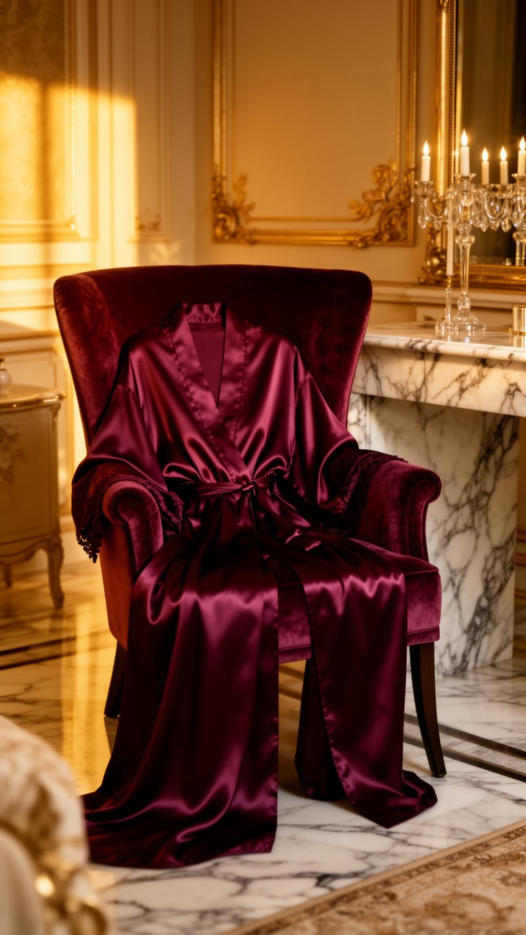 Silk robe